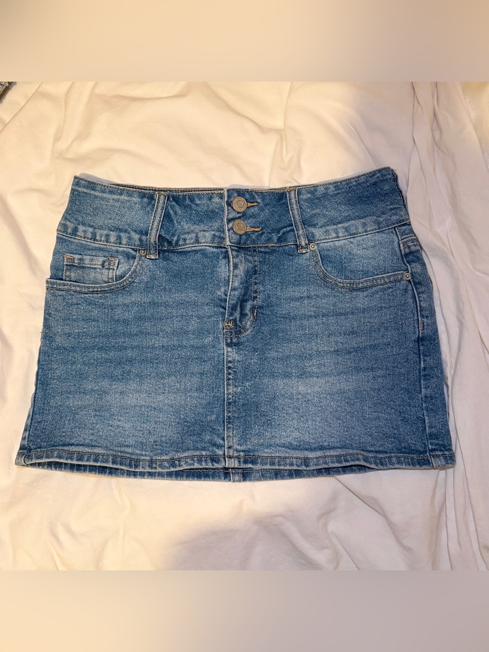 PacSun Jean Mini Skirt